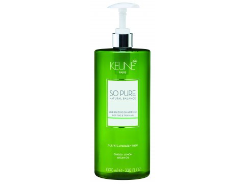 KEUNE SO PURE Energijos Suteikiantis Šampūnas ENERGIZING, 1000 ml KEUNE SO PURE Energijos Suteikiantis Šampūnas ENERGIZING, 1000 ml